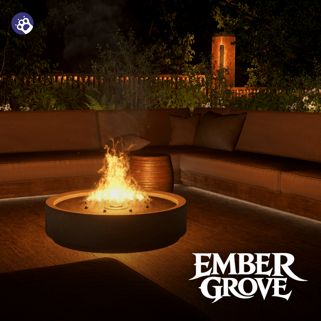 【Warudo】 Ember Grove | 숲속 야외 라운지