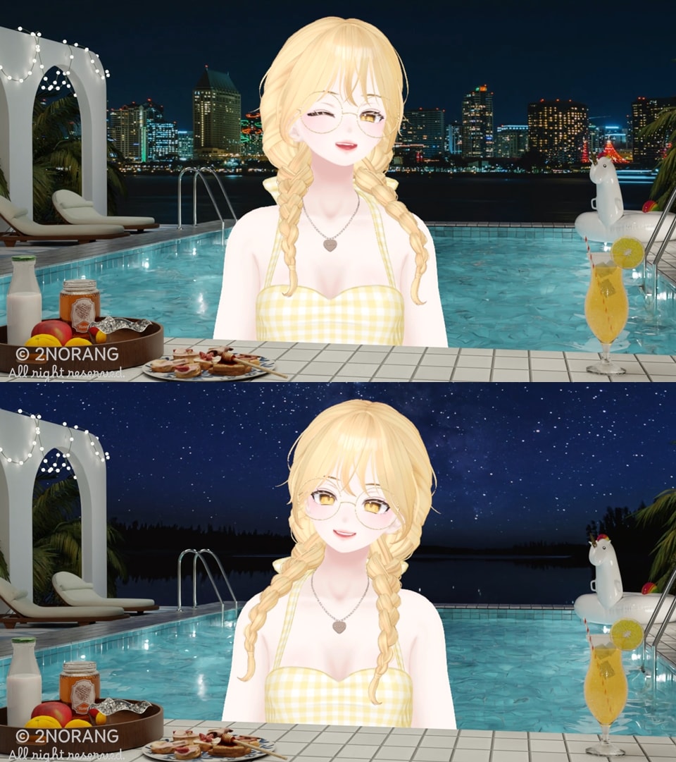 [방송 배경 화면] Clear Summer Pool 썸네일 4